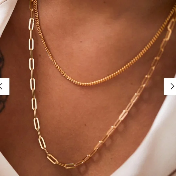 Rellery chunky Paperclip necklace - Picture 6 of 8